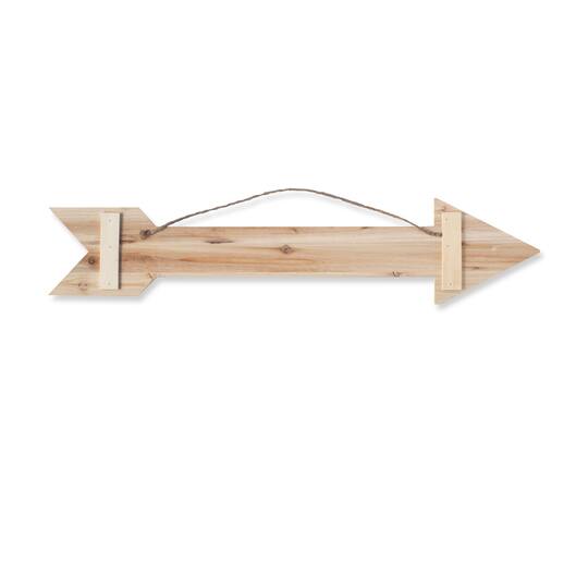 27" Wood Pallet Arrow Plaque by Make Market®